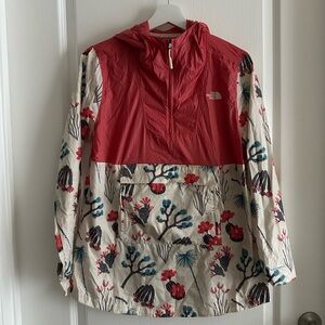 [The North Face] Coral and Floral Anorak